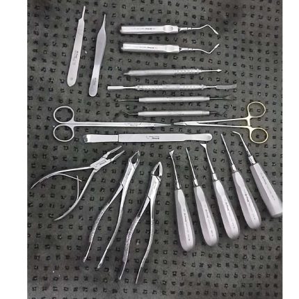 Professional Dental Surgery Kit Complete Oral Instrument Set Reusable Stainless Steel Manual Surgical Grade Autoclavable
