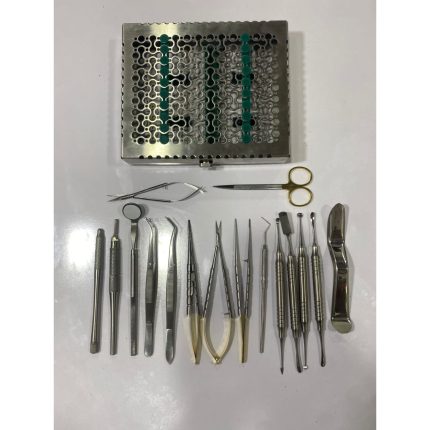 Micro Periodontal Oral Surgery Kit Surgical Grade Stainless Steel Satin Finish Dental Instruments Set Autoclavable CE Certified